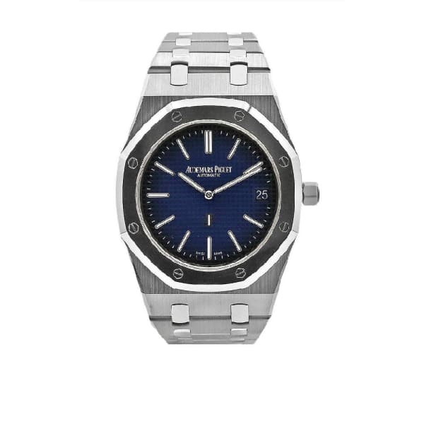 Audemars Piguet Royal Oak Jumbo Extra-Thin, 39mm, Titanium, blue dial, 15202IP.OO.1240IP.01