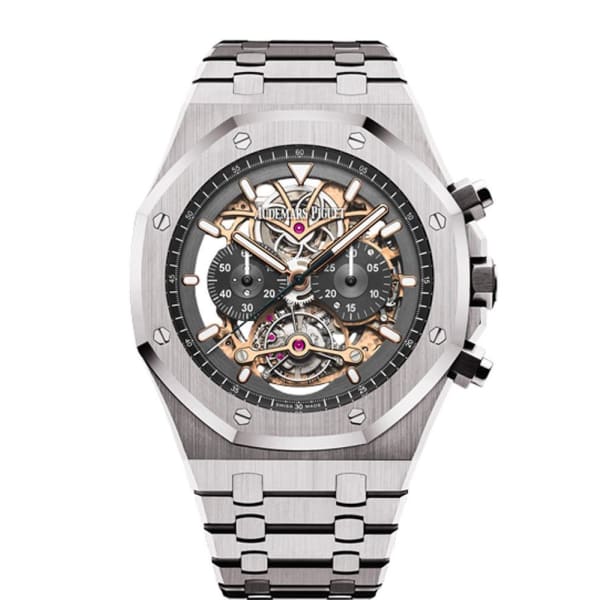 Audemars Piguet Royal Oak Tourbillon Chronograph Openworked Ref. # 26347TI.OO.1205TI.01