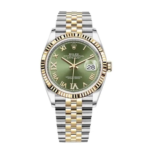 Rolex Oystersteel Datejust 36 and Yellow Gold M126233-0026 Replica