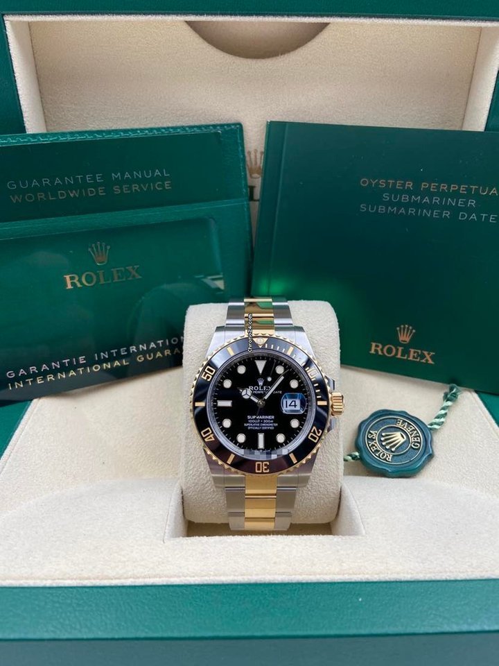 Rolex Submariner Date 41mm Black Dial Two Tone 126613LN 2021