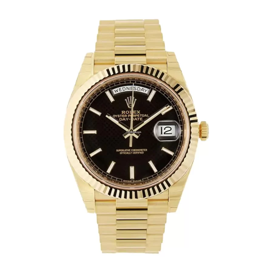 Rolex Day-Date 228235 Gold Black Replica