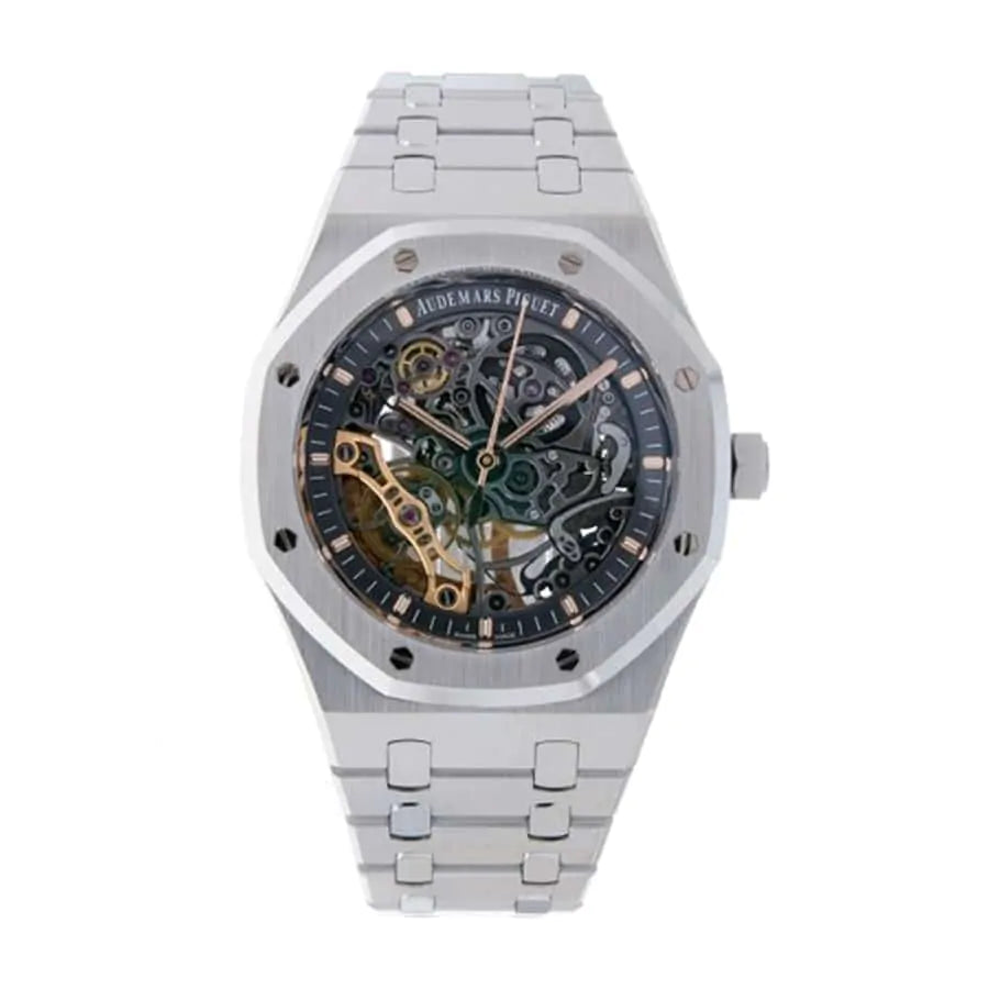 Audemars Piguet Royal Oak Automatic Grey Dial 41MM Openworked Men's Watch