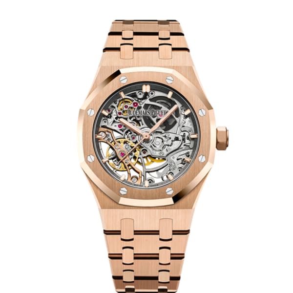 Audemars Piguet Royal Oak Double Balance Wheel Openworked, 37mm, 18k Rose gold, 15467OR.OO.1256OR.01