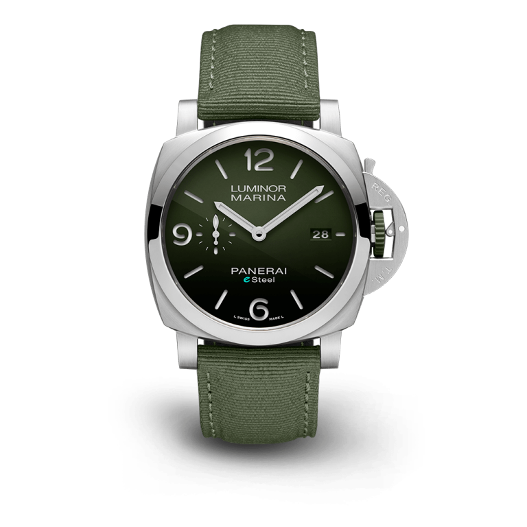 Luminor Green Marina ESteel Verde Smeraldo 44mm