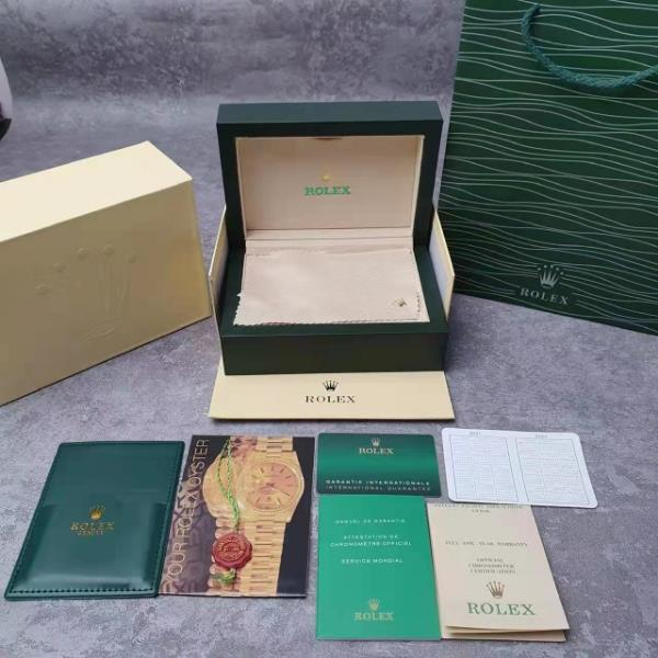 Original authentic Swiss Rolex box Gift Case Booklet Card Tag