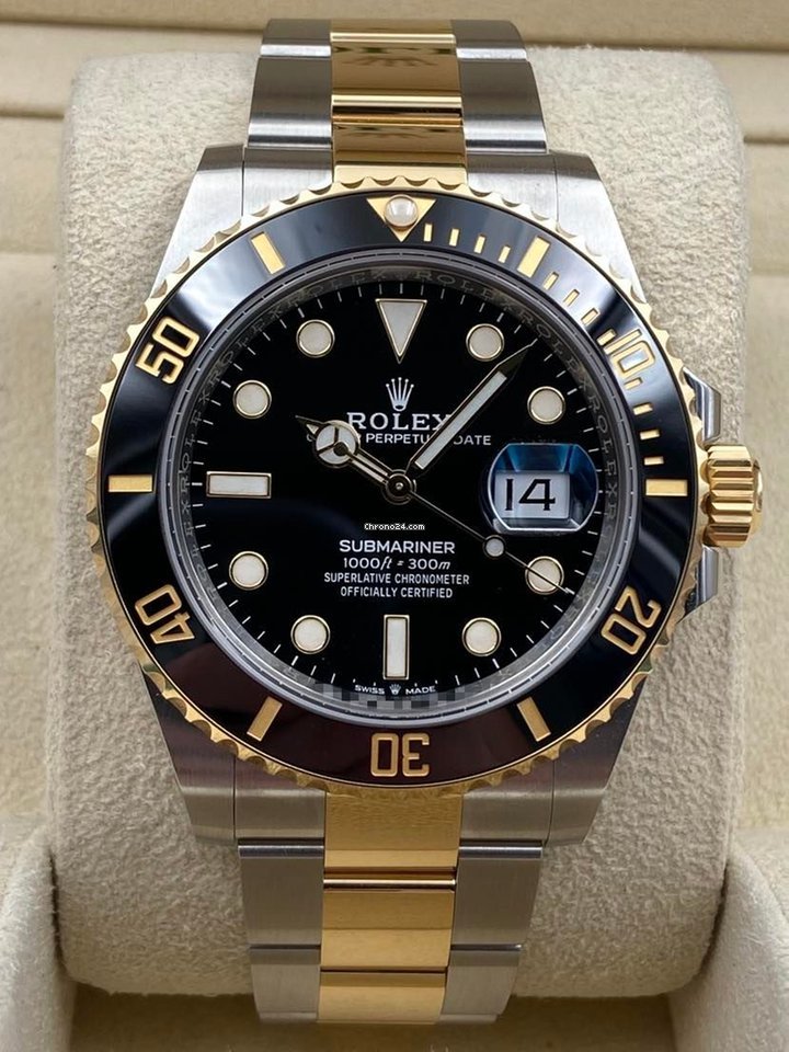Rolex Submariner Date 41mm Black Dial Two Tone 126613LN 2021