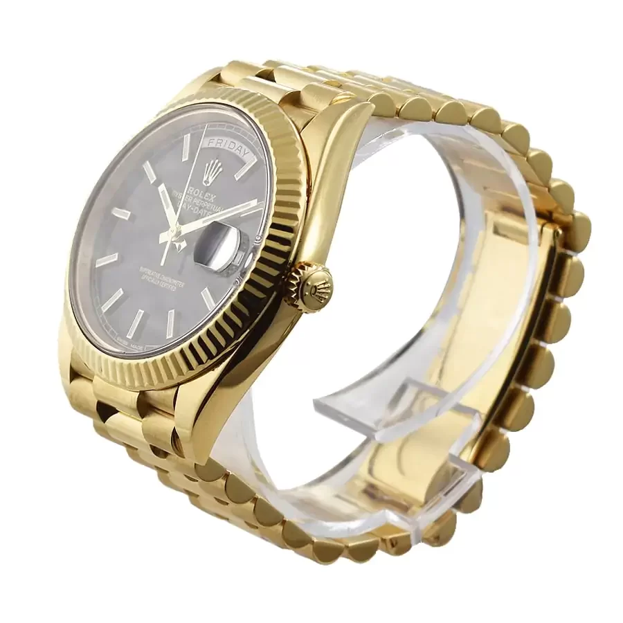 Rolex Day-Date 228235 Gold Black Replica