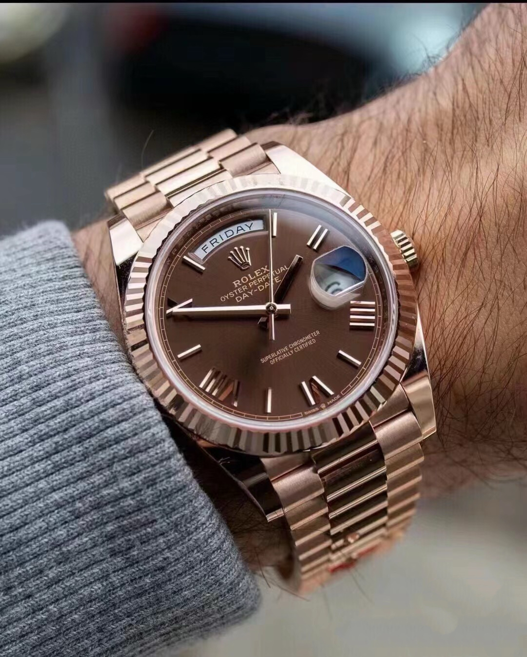 Rolex Day-Date Chocolate Replica
