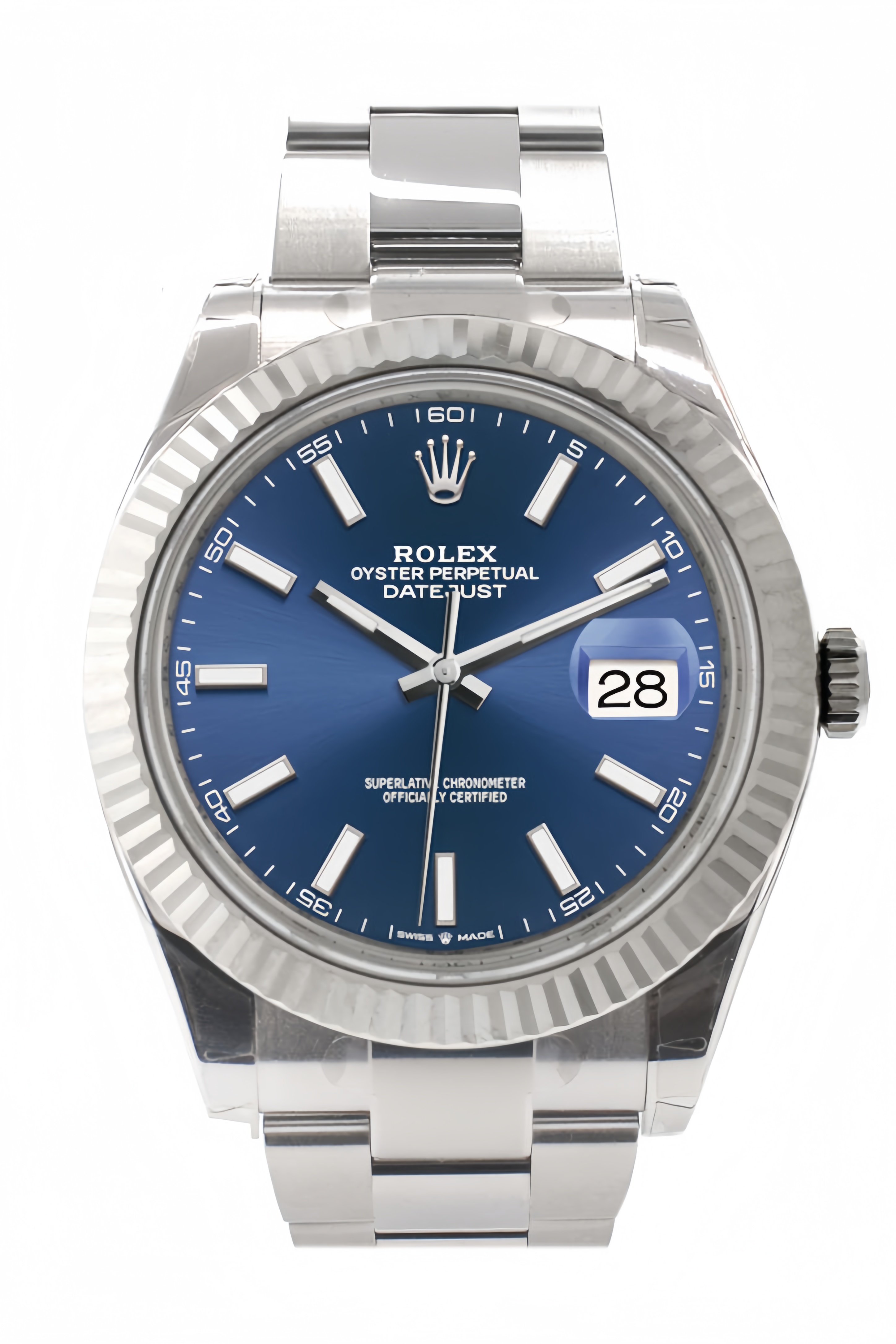 Datejust 41 Blue Dial Automatic Men's Watch 126300