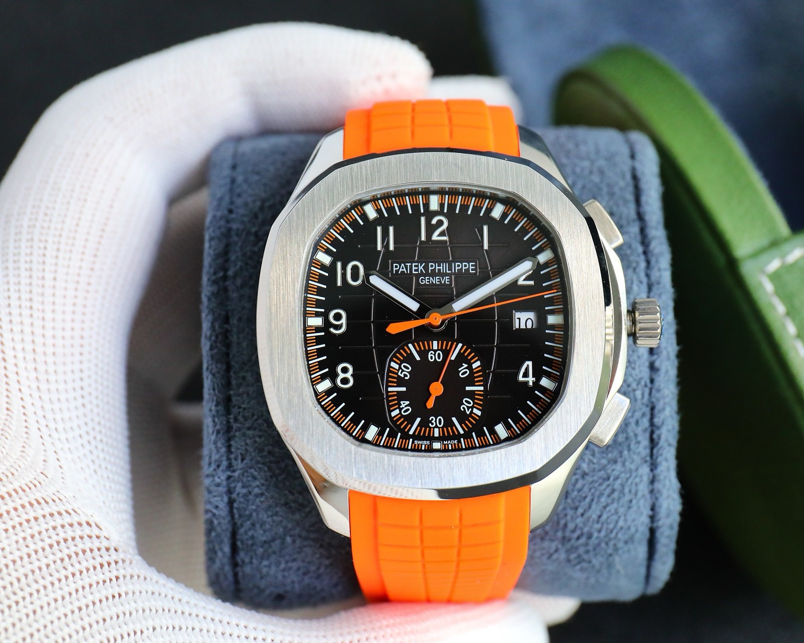 Patek Philippe 5968A-001 Aquanaut Chronograph Steel & Orange Rubber