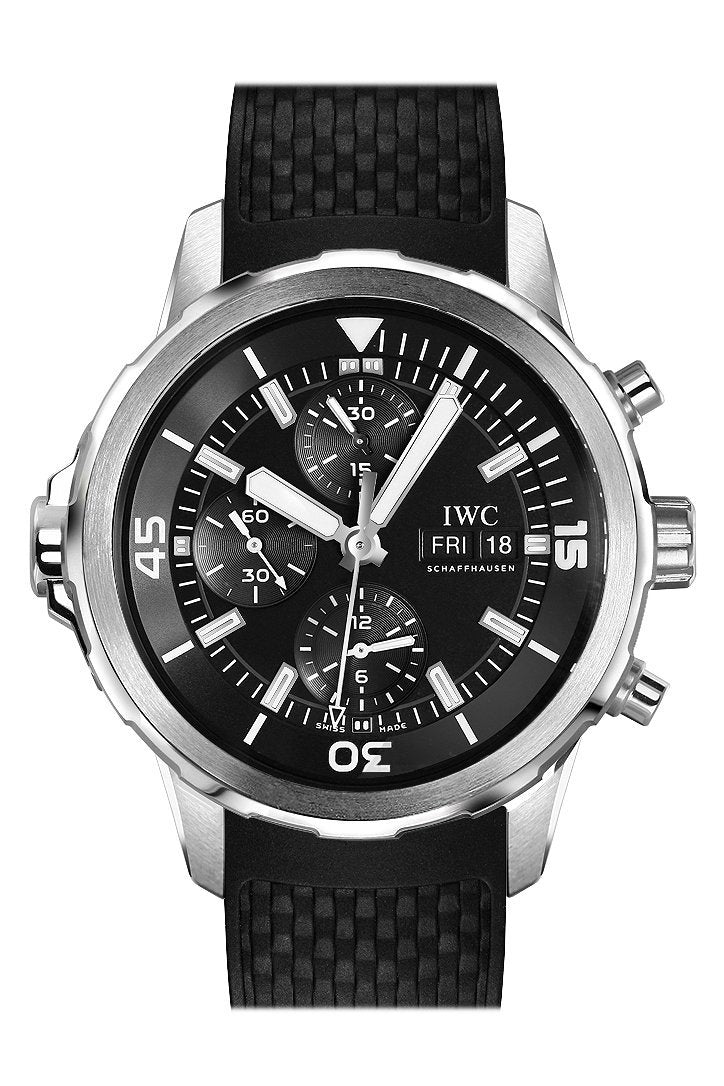 IWC Aquatimer  Black Dial on Strap IW376803