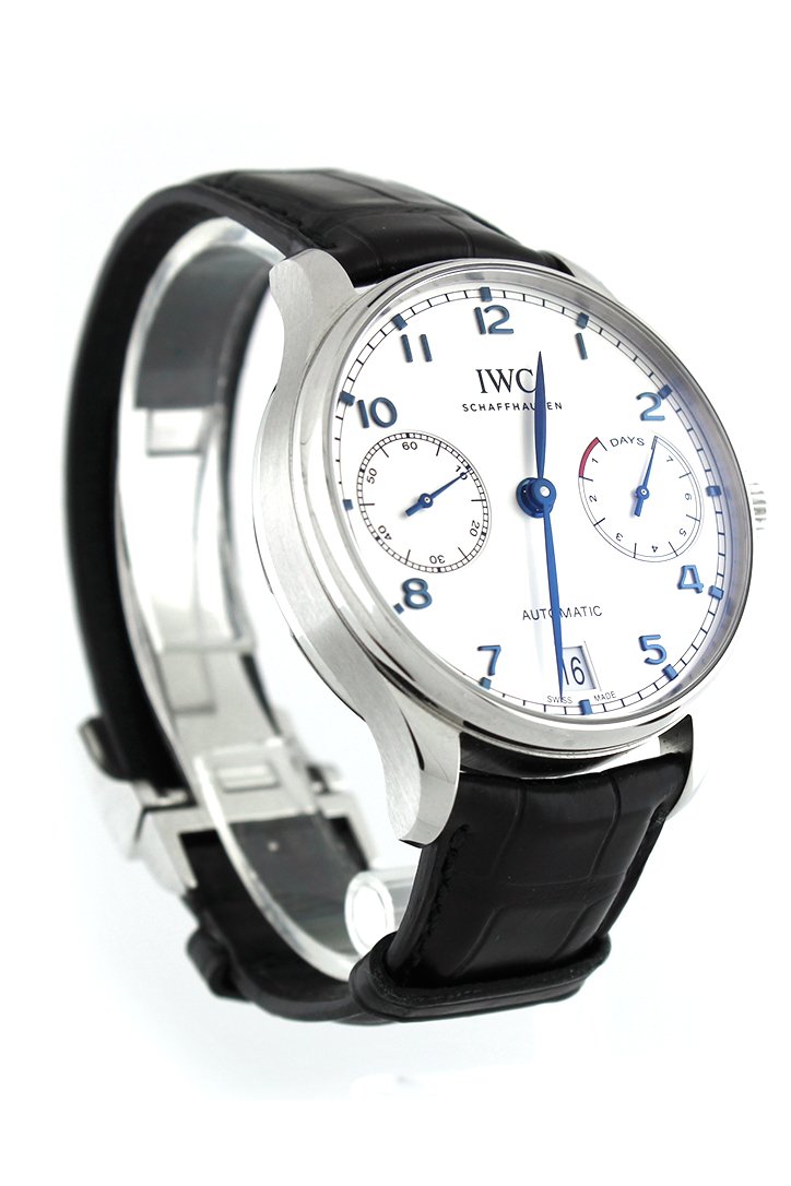 IWC Portugieser Automatic Silver Dial Men's Watch IW500705