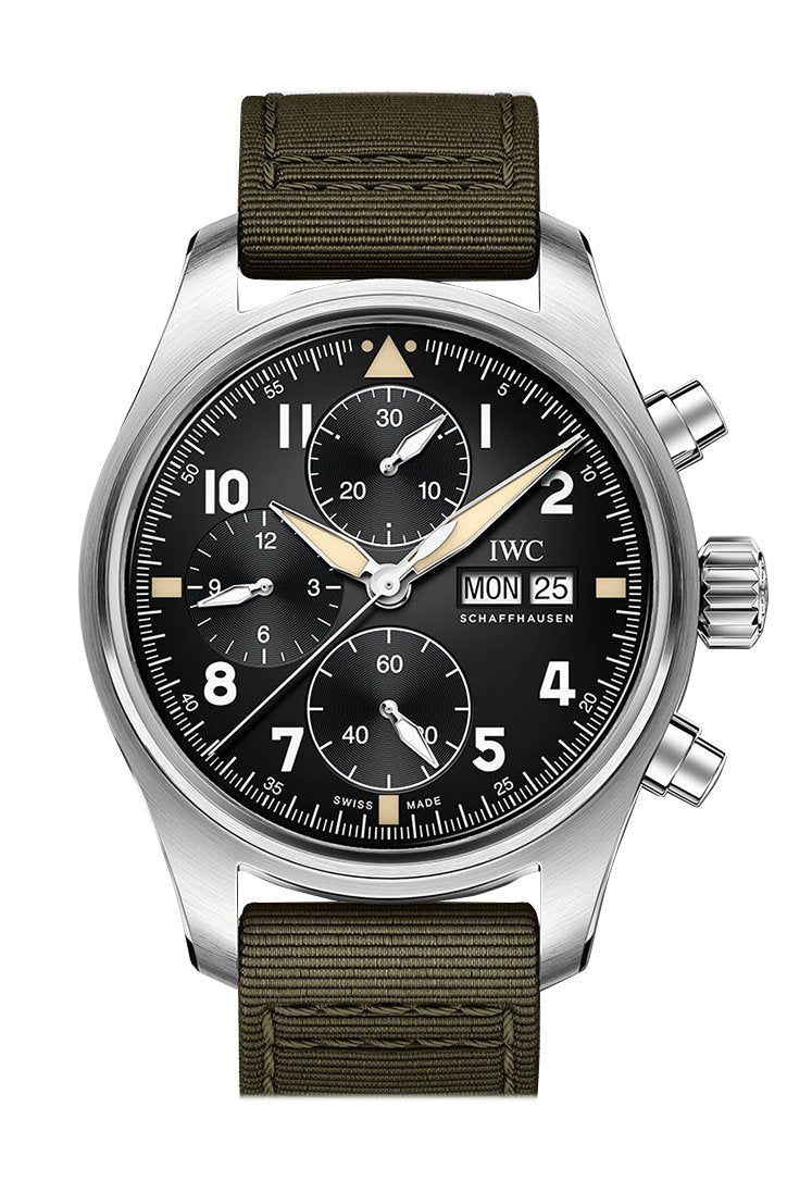 IWC Pilot Spitfire  Automatic Black Dial Men's Watch IW387901