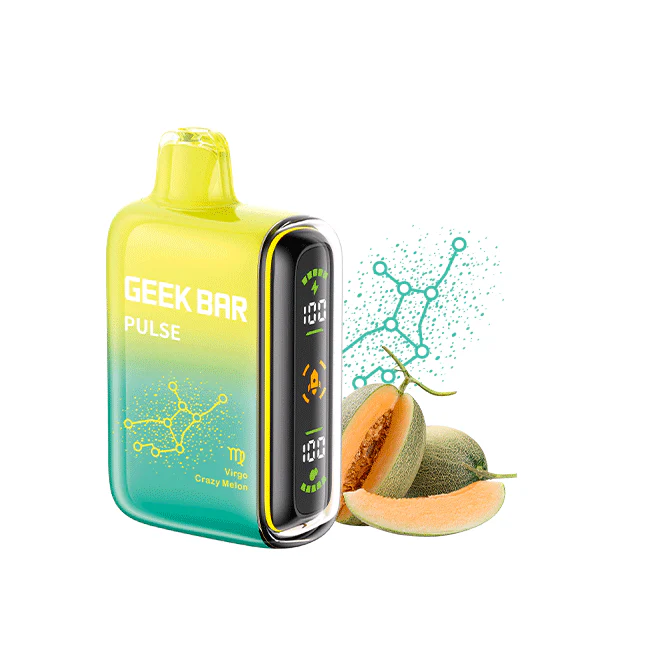 Virgo Crazy Melon Flavors Zodiac Edition Geek Bar Pulse Disposable Vape - NICEPRO.US