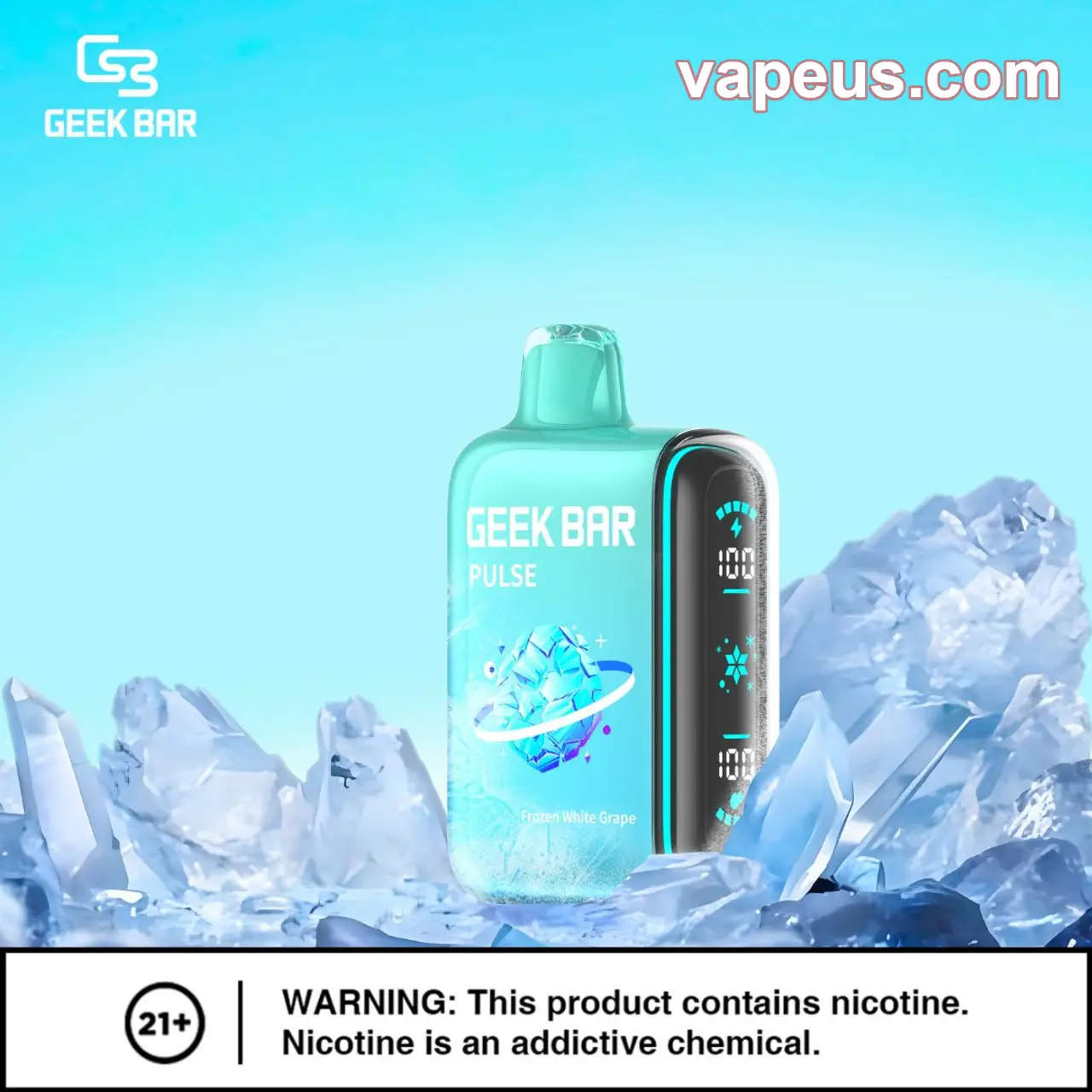 Pina colada Flavors Frozen Edition Geek Bar Pulse Disposable VapeFrozen Edition Geek Bar Pulse Disposable Vape - NICEPRO.US