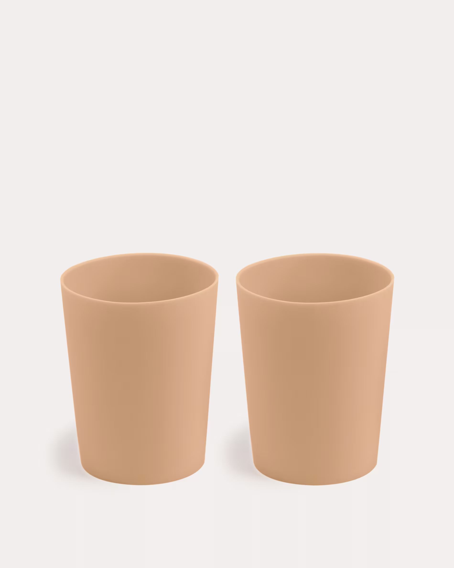 Set Epiphany de 2 vasos de silicona beige