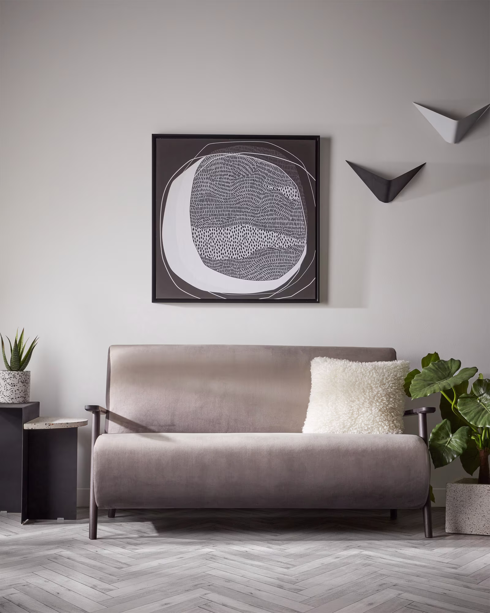 Aplique Ginebra de acero con acabado negro