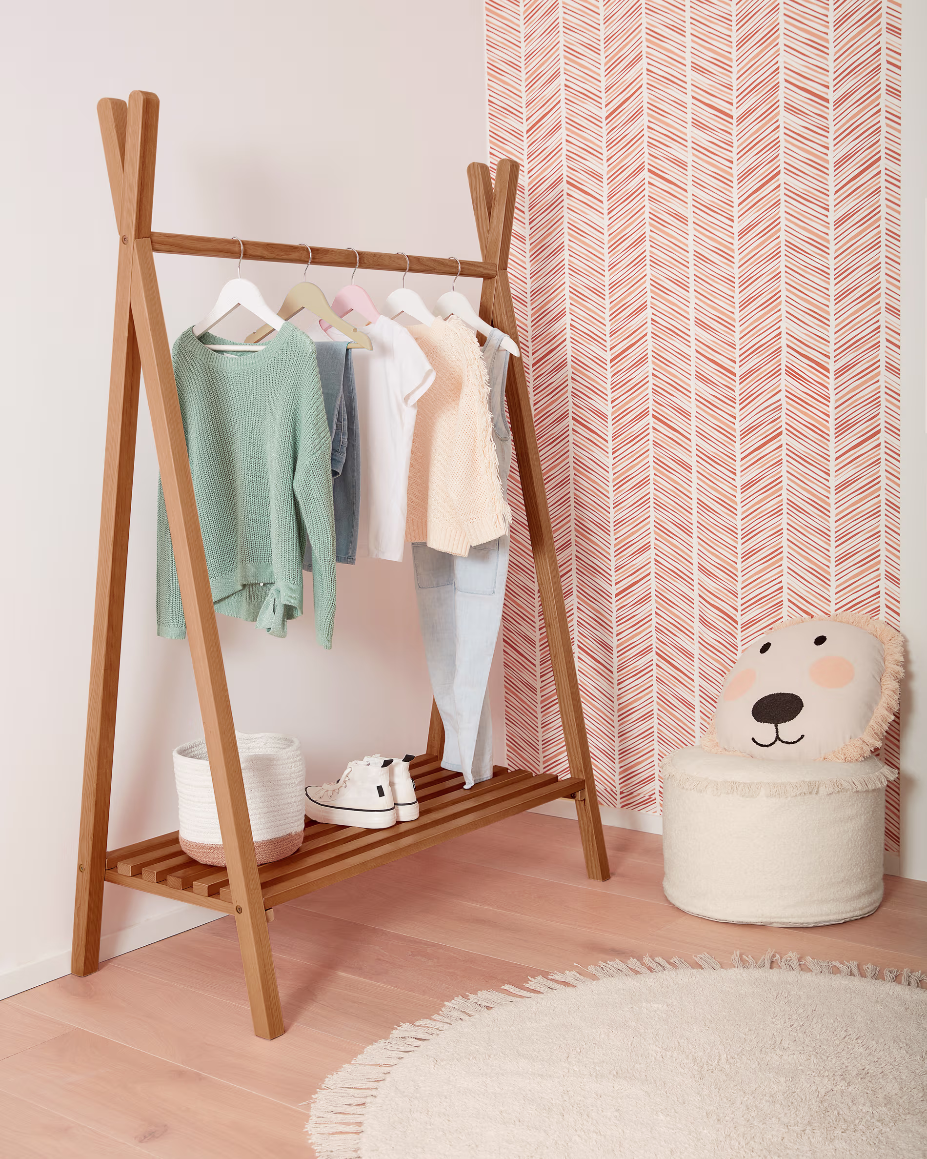 Burra tipi Maralis de madera maciza de haya 148 x 50 cm