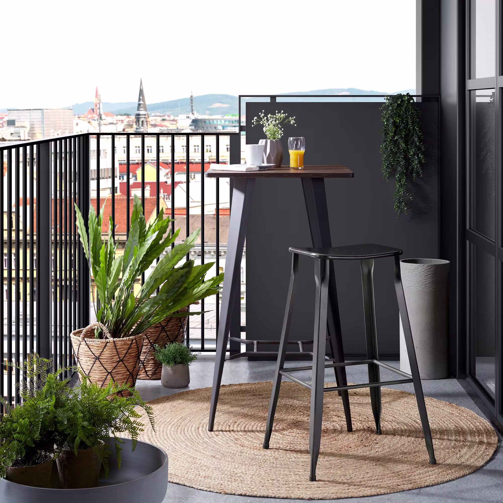 Alfombra redonda Doc 100% yute natural Ø 100 cm