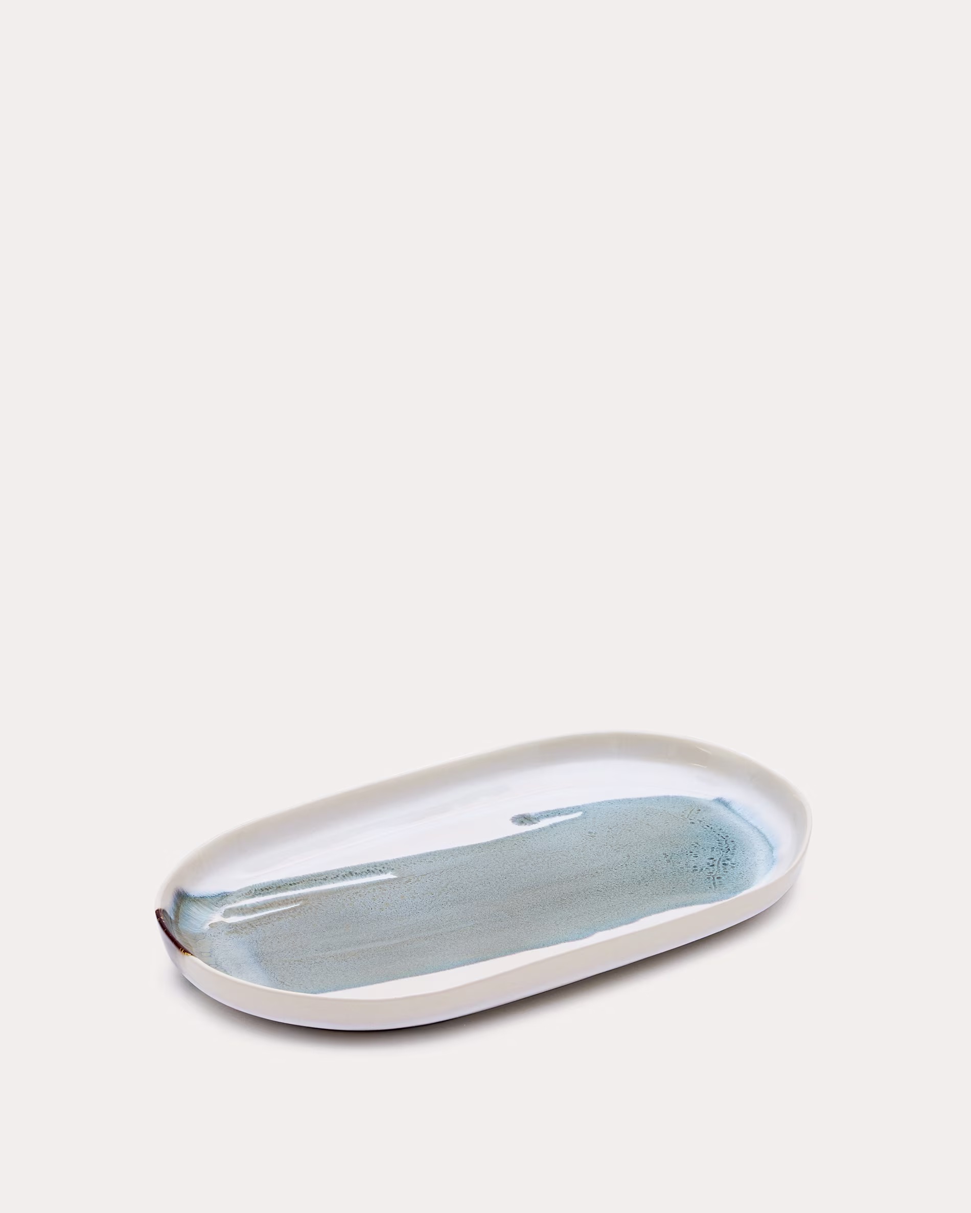 Fuente grande Vejer de cerámica multicolor