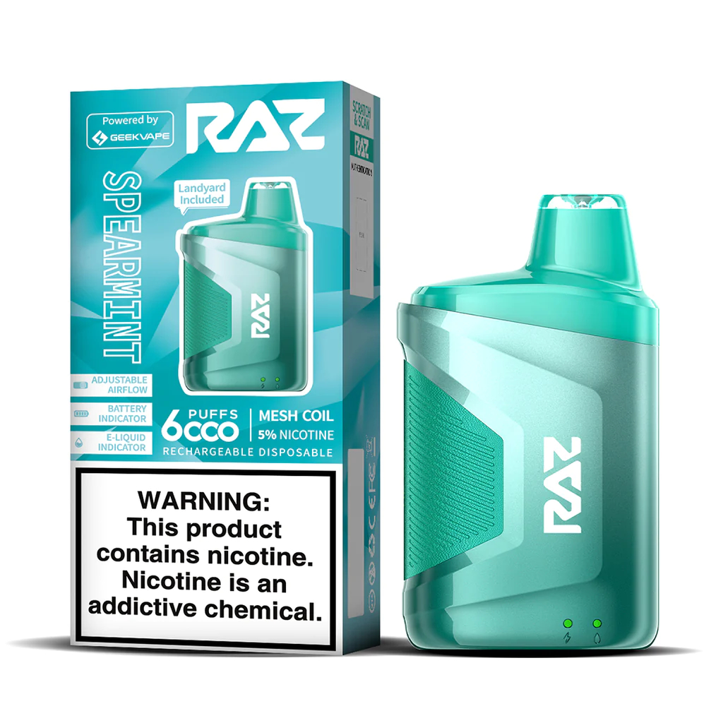 RAZ CA6000 Disposable-Spearmint - raz vape