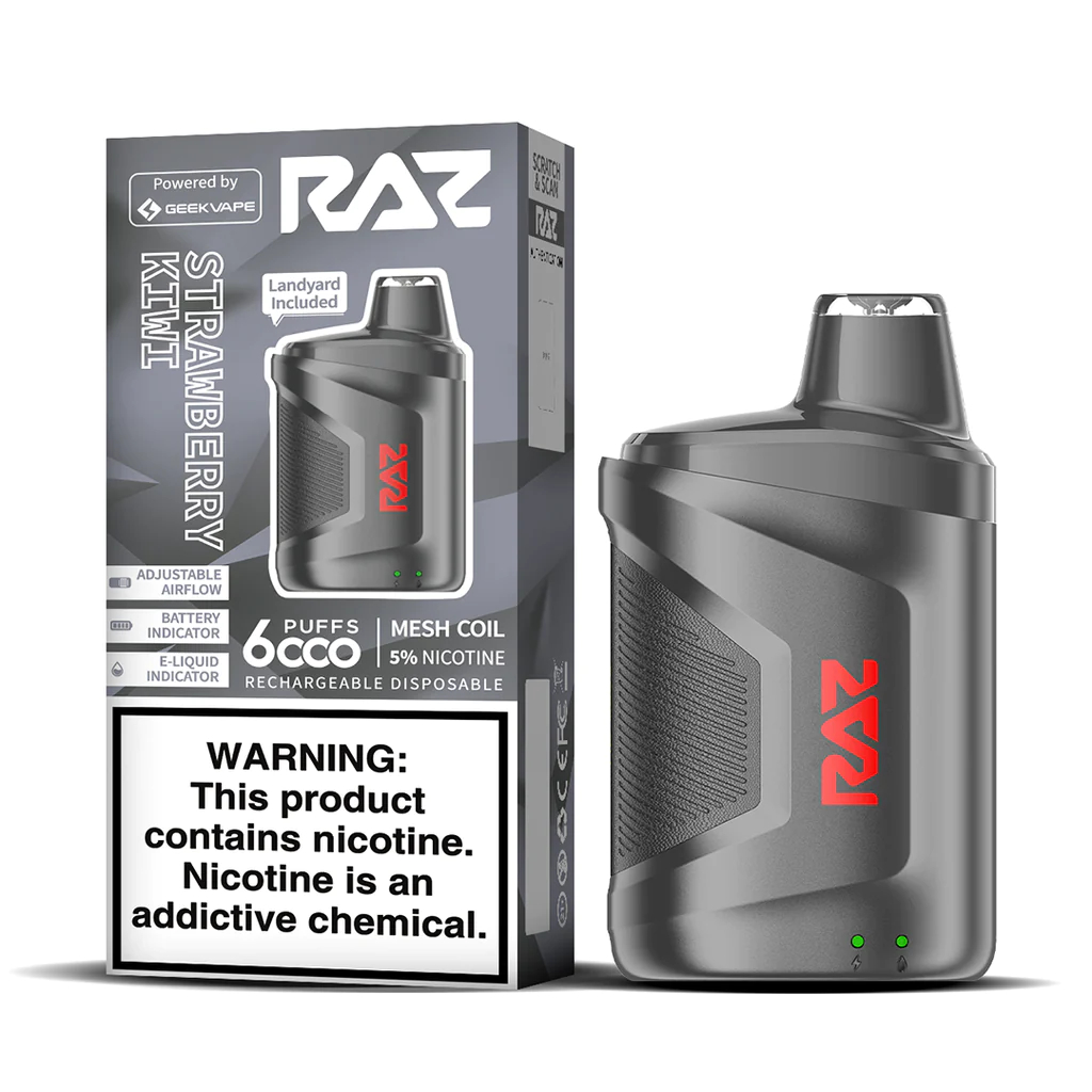 RAZ CA6000 Disposable-Strawberry Kiwi - raz vape