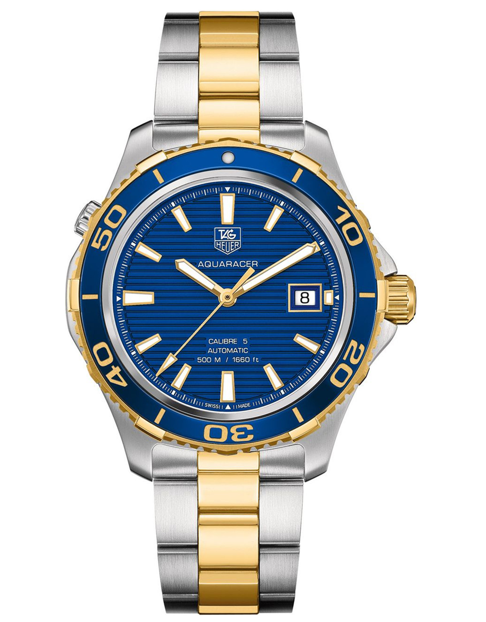 Aquaracer Blue Dial Men's Luxury Watch WAK2120.BB0835 43MM