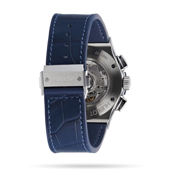 Classic Fusion Men Automatic Blue Alligator Watch 521.NX.7170.LR