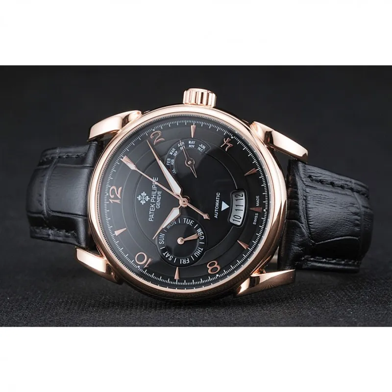 Complications Dial Black 40 mm, Rose Gold Plated