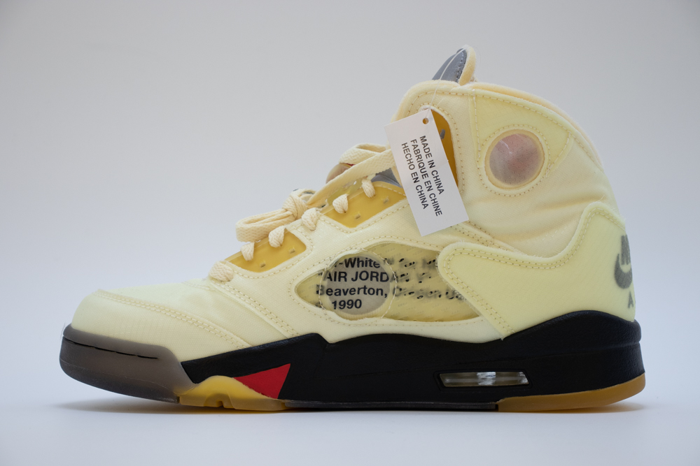 OFF-WHITE X AIR JORDAN 5 SAIL