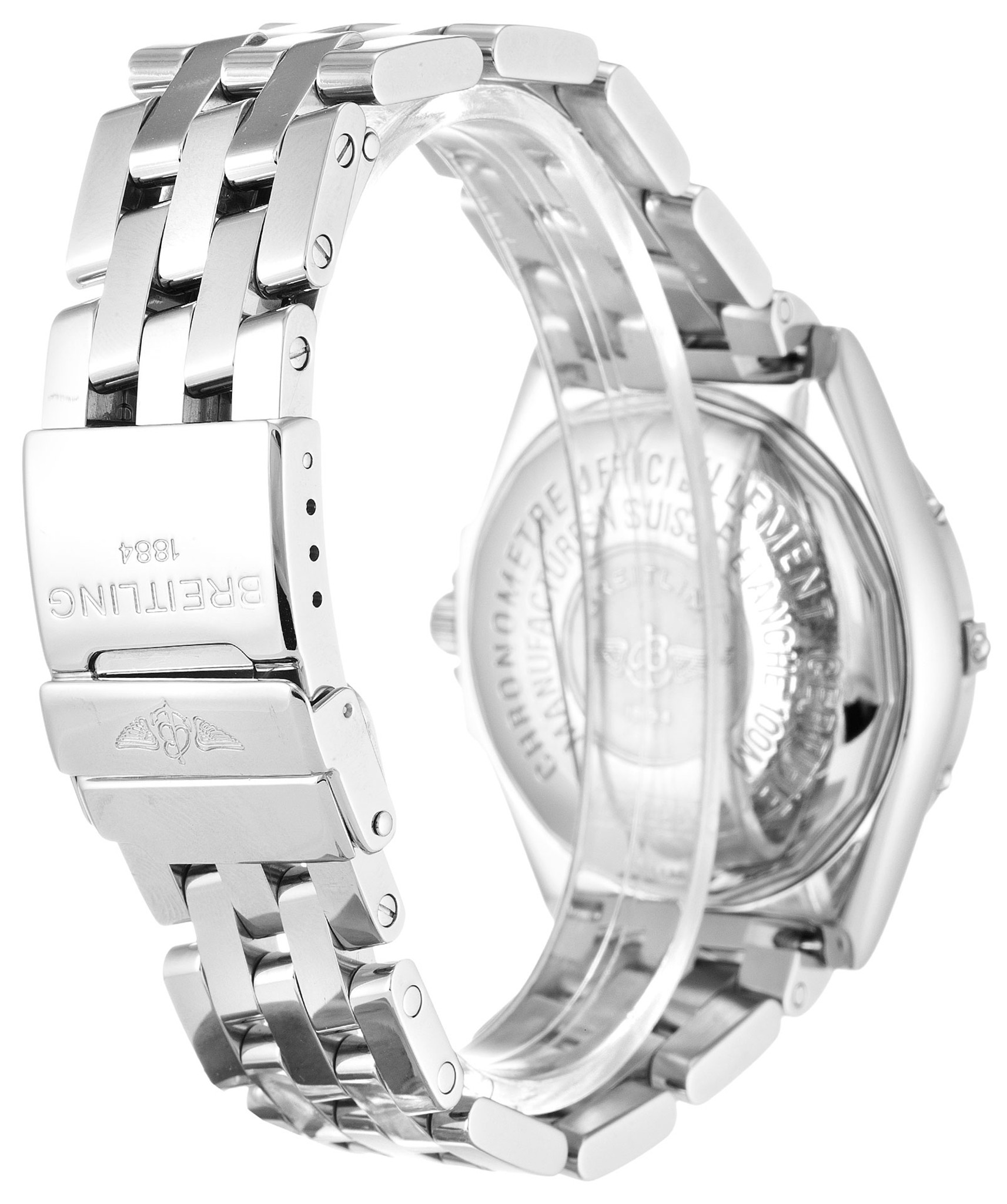 Wings Automatic White Dial Stick Markers A10350