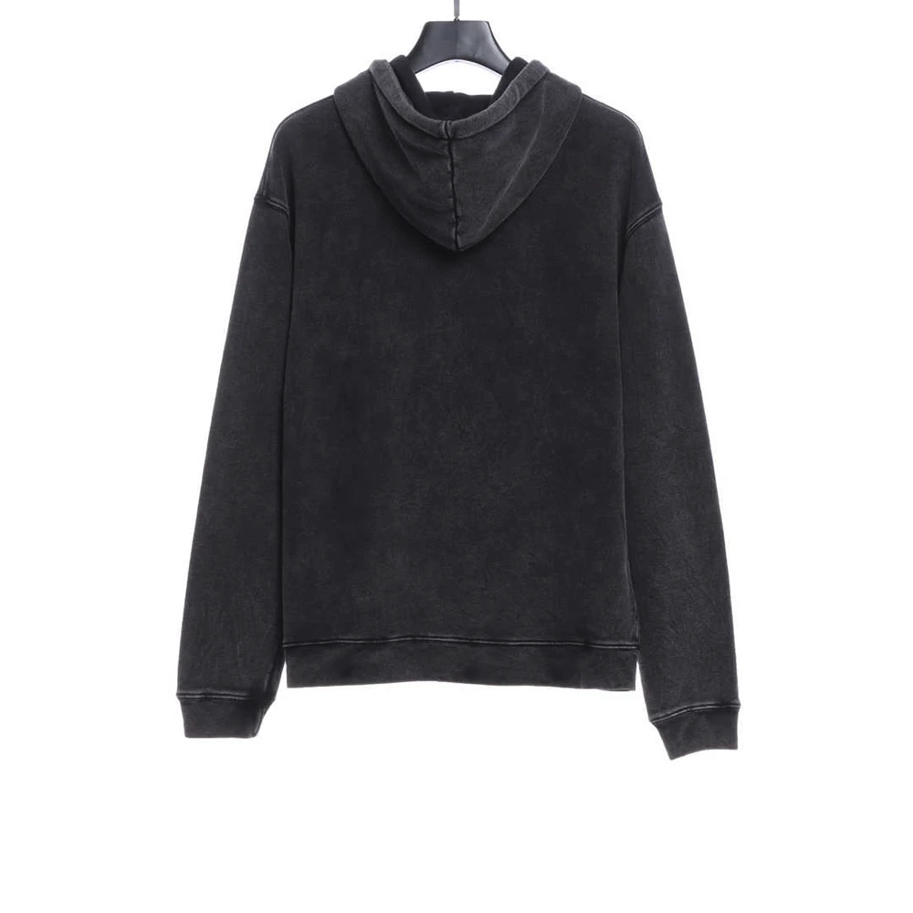 Heavy Industry Washed Pocket Embroidered Hoodie