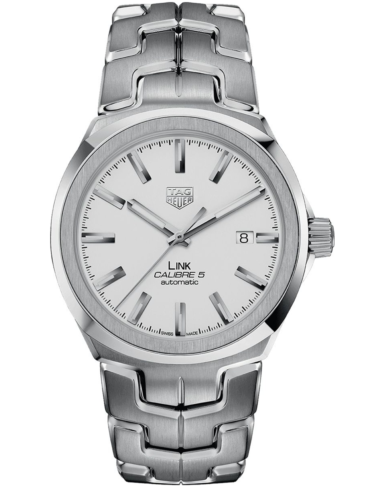 Link Silver Dial Men's Watch WBC2111.BA0603 41MM