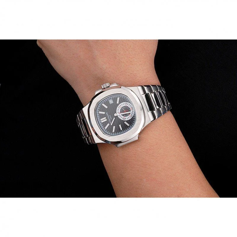 Nautilus 5980/1A-014 Dial Black 40 mm, Stainless Steel