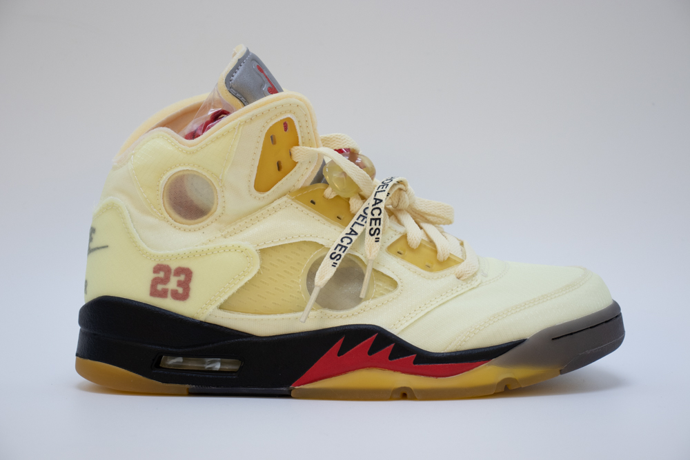 OFF-WHITE X AIR JORDAN 5 SAIL