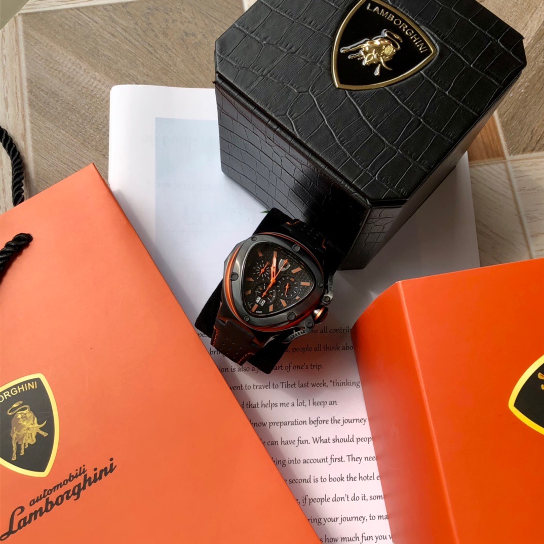 Tonino Lamborghini New Spyder Chronograph orange / Black