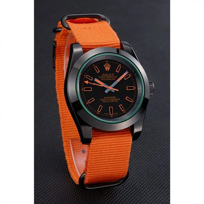 Milgauss Bamford Orange Nylon Strap 622003