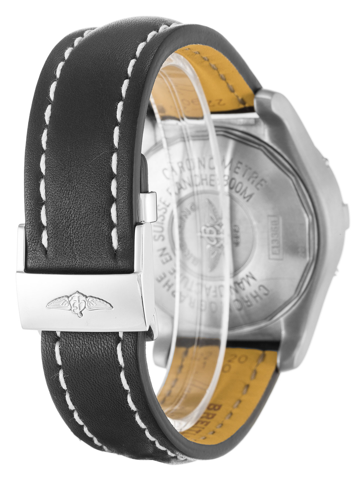 Chrono Avenger Black Dial Leather Strap E13360