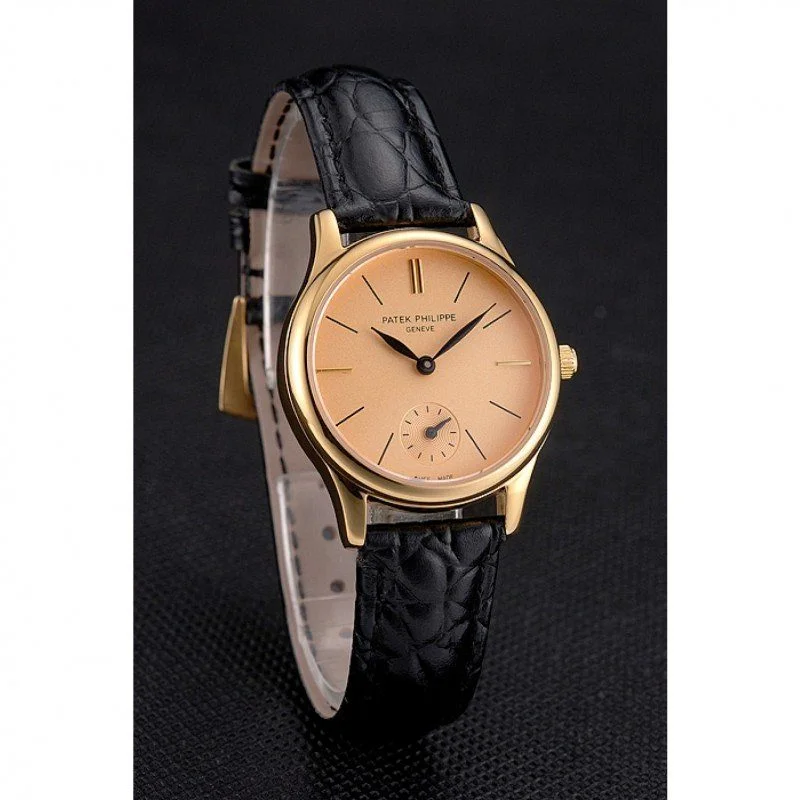 Calatrava Dial Gold 28 mm, Yellow Gold Plated