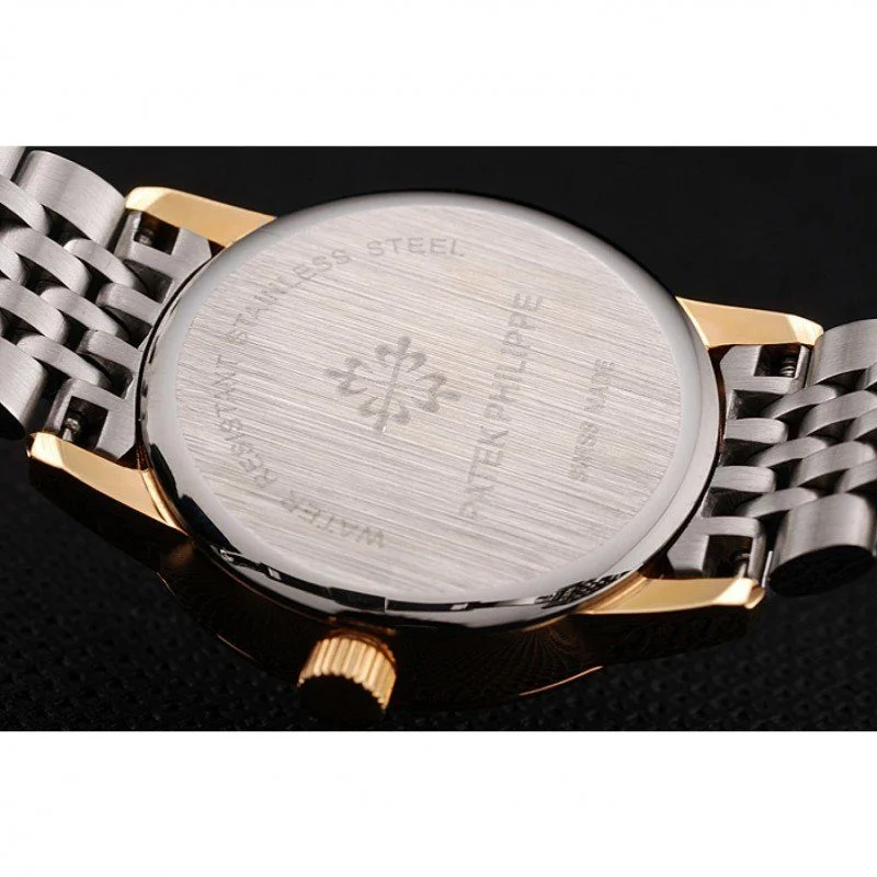 Calatrava Ladies Dial White 28 mm, Yellow Gold