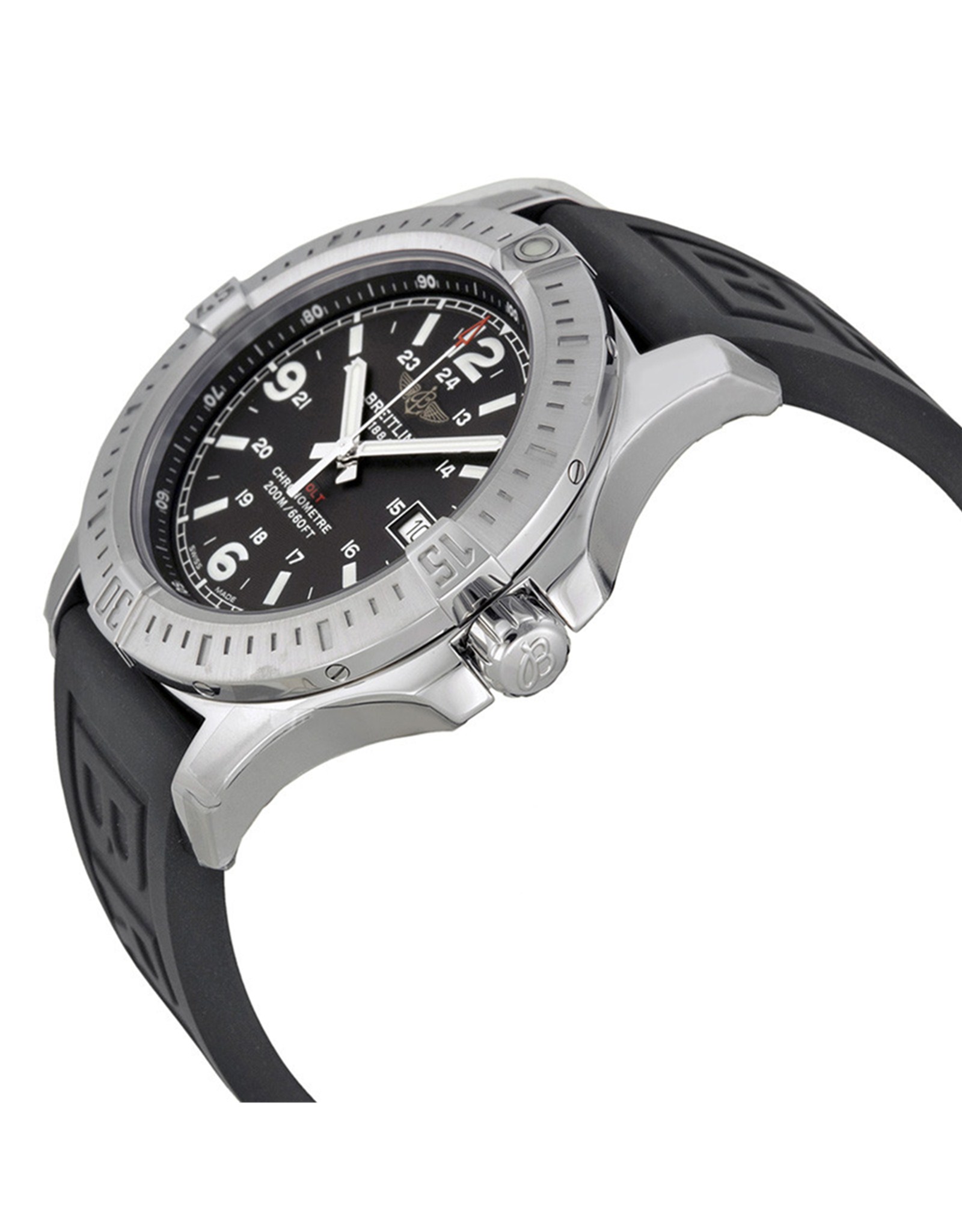 Colt Black Dial Black Rubber Men's Watch A7438811 BD45BKPT3