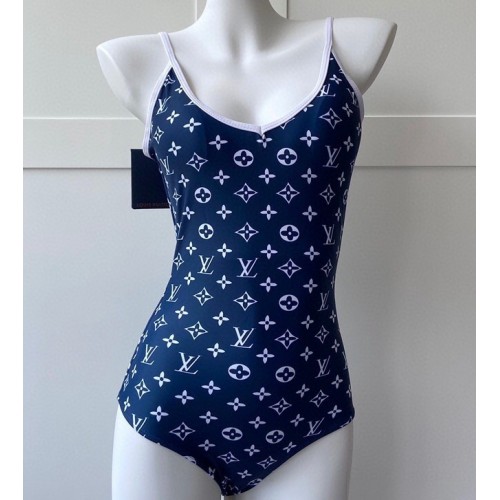 Louis Vuitton Monogram Swimsuit Blue