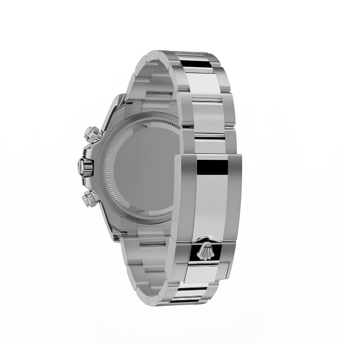 Daytona Cosmograph: Oyster, white gold, steel and bright black dial, Oyster bracelet, m126509-0003