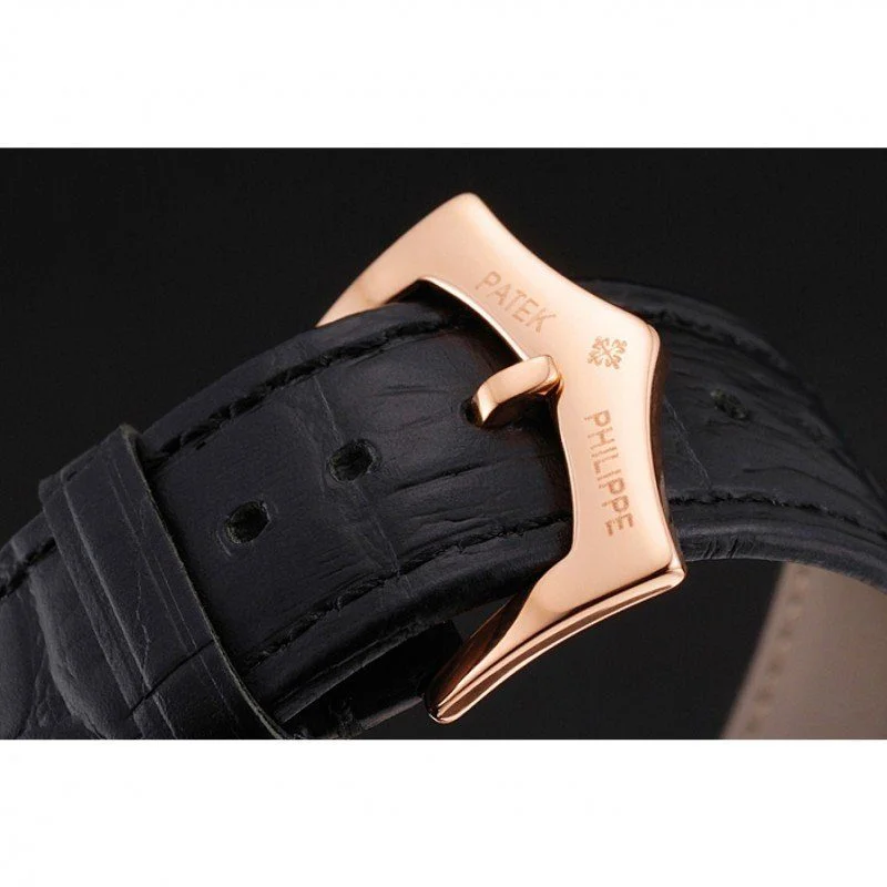 Chronograph Black Dial With Diamonds 40 mm, Rose Gold Plated