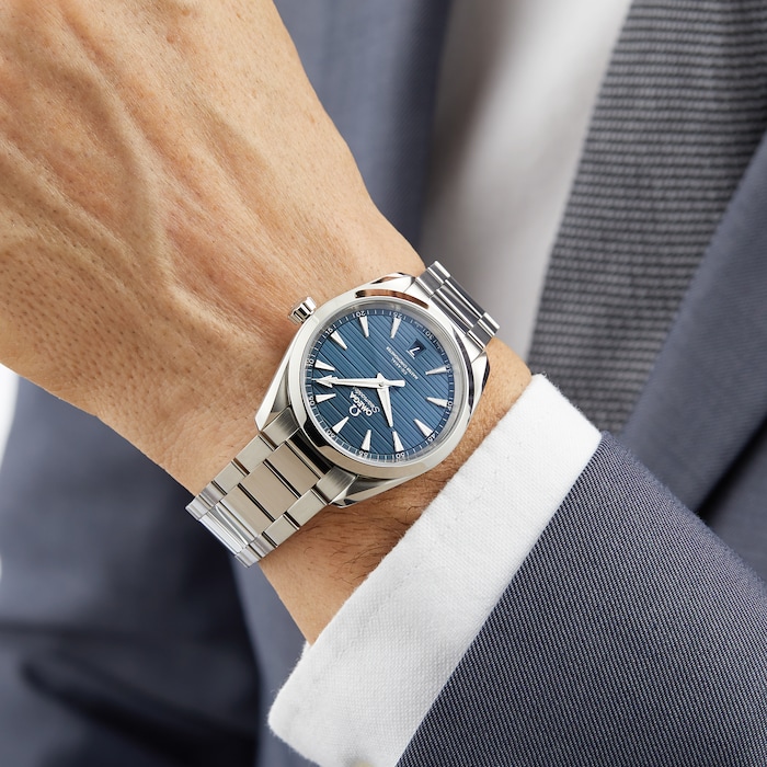 Seamaster Aqua Terra 150M Mens Blue Dial 38mm Automatic Co-Axial Mens Watch