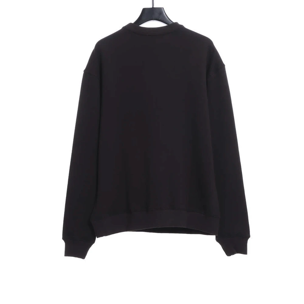 Mirrored Silicone Letter Sweatshirt