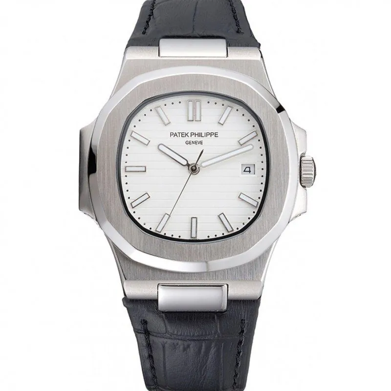 Nautilus 5711G-014 Dial White 59 mm, Stainless Steel