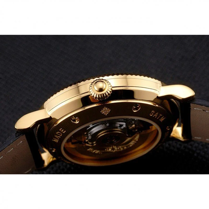 Calatrava Dial White 38 mm, Yellow Gold Plated