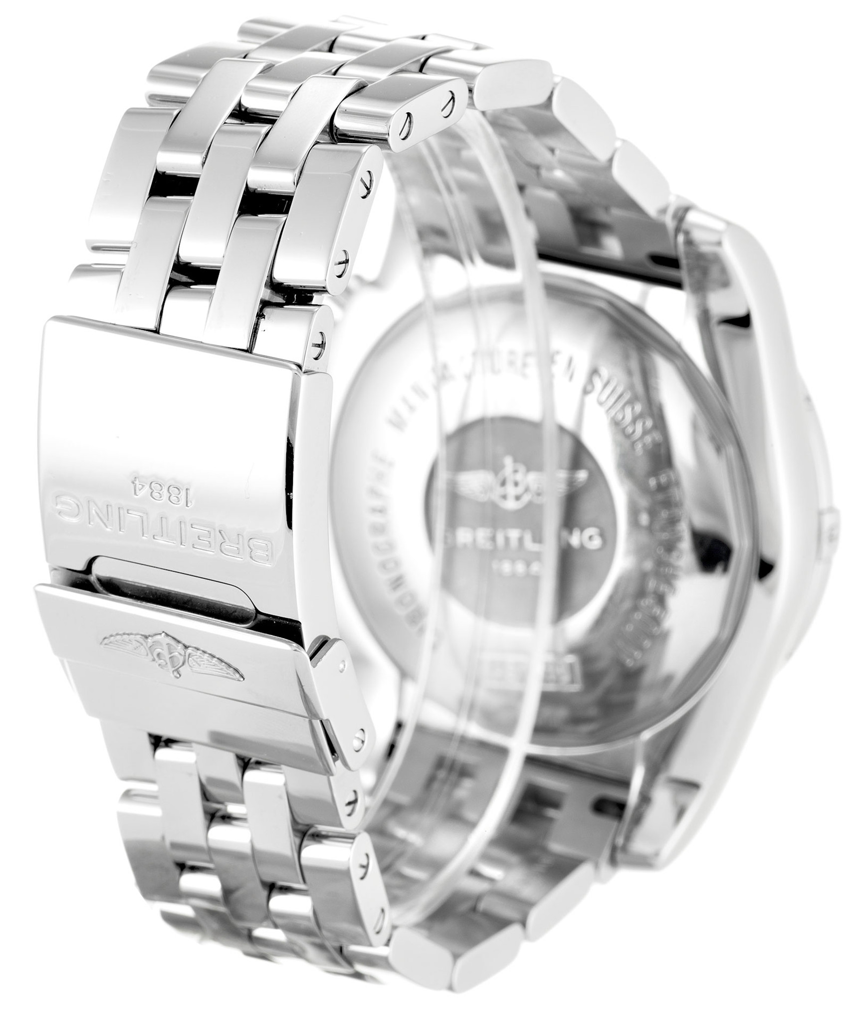 Chronomat 44 Black Dial Stick Markers AB0110