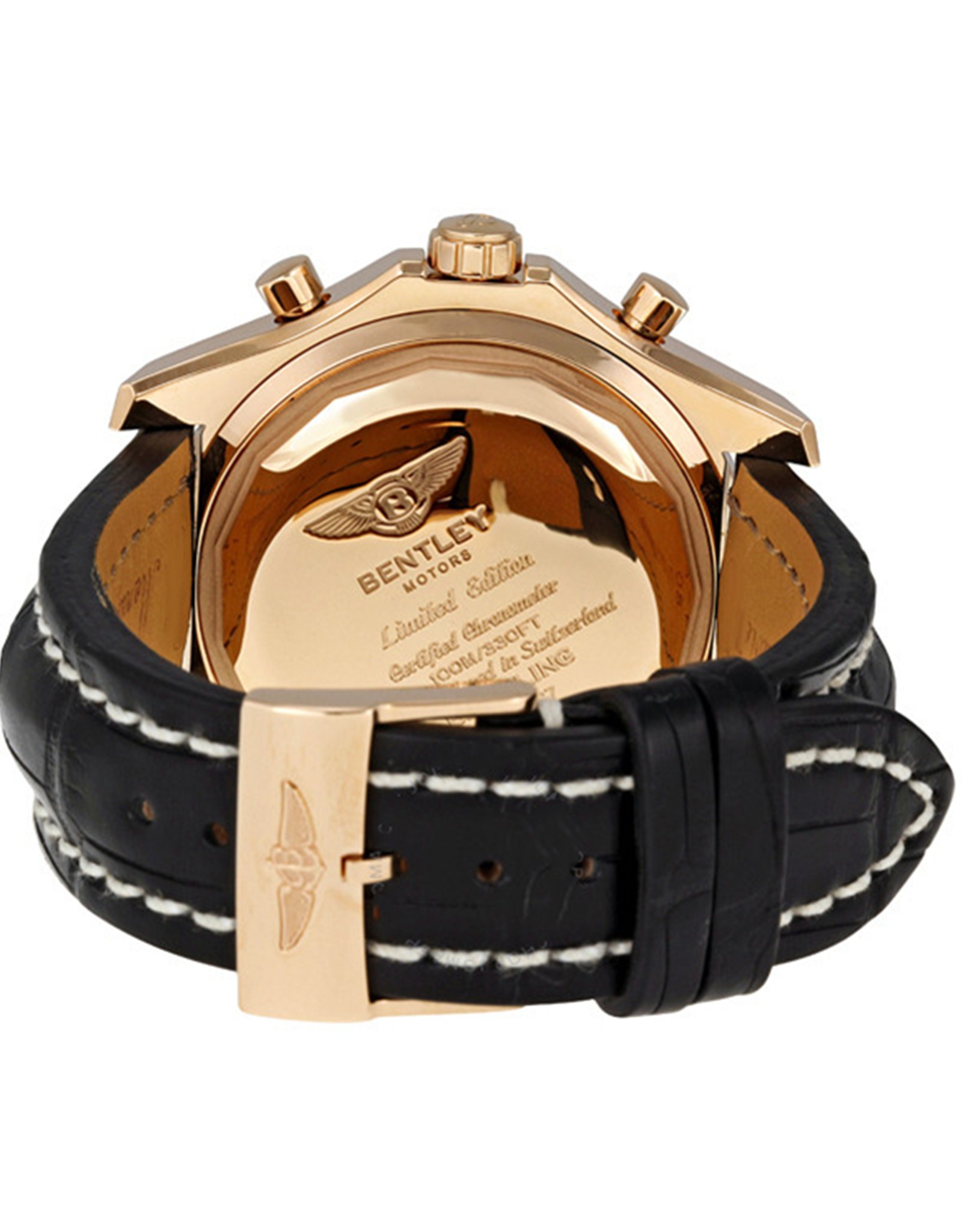 Bentley Black Dial Rose Gold Case R2536712 B953BKCT